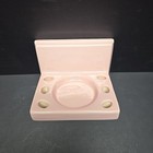 VTG Pink Ceramic Tile Toothbrush Cup Holder 6 Hole Built-In Bathroom Fixture 5x5
