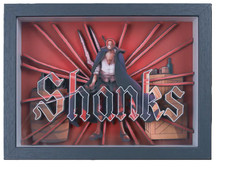 One Piece Emotion Exhibition Limited 3D Art Frame Authentic NEW Shanks