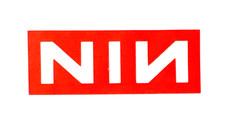 New NIN Nine Inch Nails Red Decal Sticker Vinyl Permanent Handmade 4  