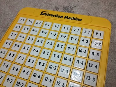 Lakeshore Subtraction Machine School Memory Learning Push Button Math Education