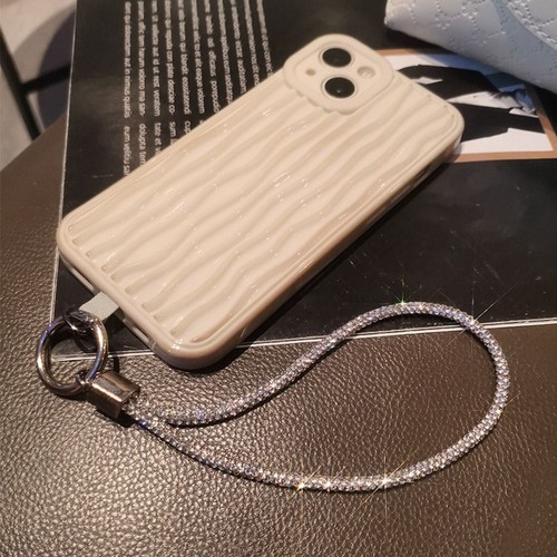Keychain Diamond Crystal Anti-lost Rope Bright Chain Straps Phone Accessories - Photo 8 sur 16