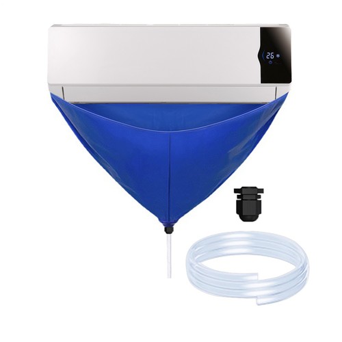 NUOVO Kit Pulizia Climatizzatore Split AC Coil Cleaner Impermeabile Copertura Borsa - Foto 3 di 12