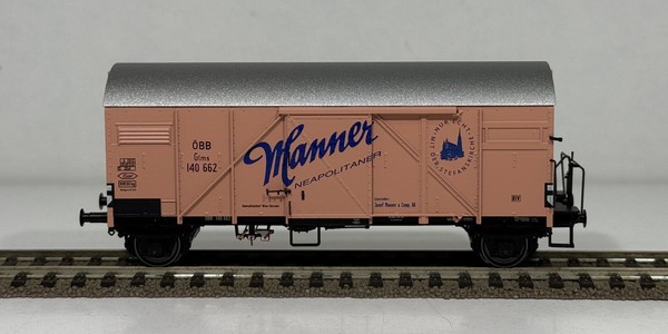 "Brawa H0 51184 Gedeckter GüTerwagen \"Manner\" ÖBb Ep.Iii Neu & Ovp"-image