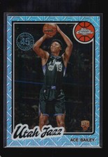 2025-26 Topps Chrome NBA Ace Bailey Mojo Refractor RC Rookie #TC-AB Jazz