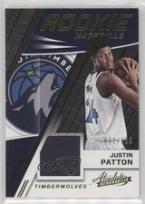 2017-18 Panini Absolute Rookie Materials 32/199 Justin Patton #RM-JPT 1le