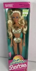 Vintage 1991 Sun Sensation Barbie Doll Gold Bikini Mattel New in Box #1390