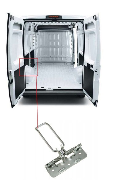 Arrêt de porte arrière gauche défaillant ? Solution de blocage 8731.G1 pour Jumper Ducato Boxer
