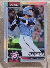 2026 Topps Series 1 James Wood  Rainbow Foil Washington Nationals #349