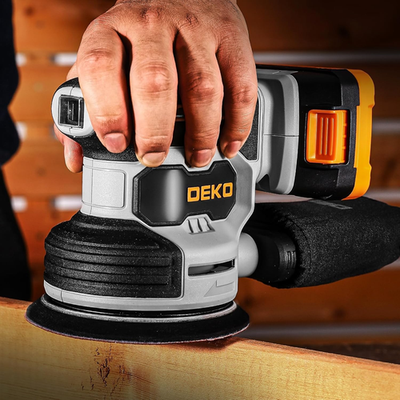 Cordless Orbital Sander: DEKOPRO 20V Random Orbit Sander, 5inch