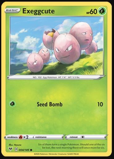 Exeggcute - 004/185 - Common - Lightly Played