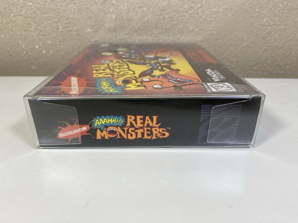 Nickelodeon AAAHH Real Monsters SNES WITH CIB NO MANUAL NEAR MINT VINTAGE 1991 - Image 4 of 4
