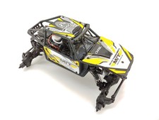 Deslizador de rodillos sobre orugas Axial 1/18 UTB18 Capra 4WS 4X4 con servos y motor y cuerpo