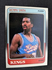 1988-89 Fleer Basketball Card # 100 Kenny Smith RC - Sacramento Kings (NM)