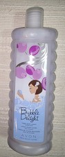 AVON BUBBLE DELIGHT 24 OZ SUGAR PLUM CREAM BUBBLE BATH NEW NOS