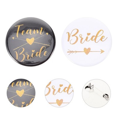  8 Stücke Braut Pin Hochzeit Party Abzeichen Dekoration Kleine Braut Team