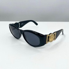 GIANNI VERSACE MOD424/C Sunglasses Medusa Gold Hardware Vintage 90s Classic