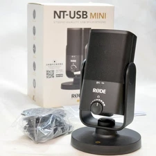 RODE NT-USB Mini Condenser Microphone Studio Quality for Podcast Streaming Gamin