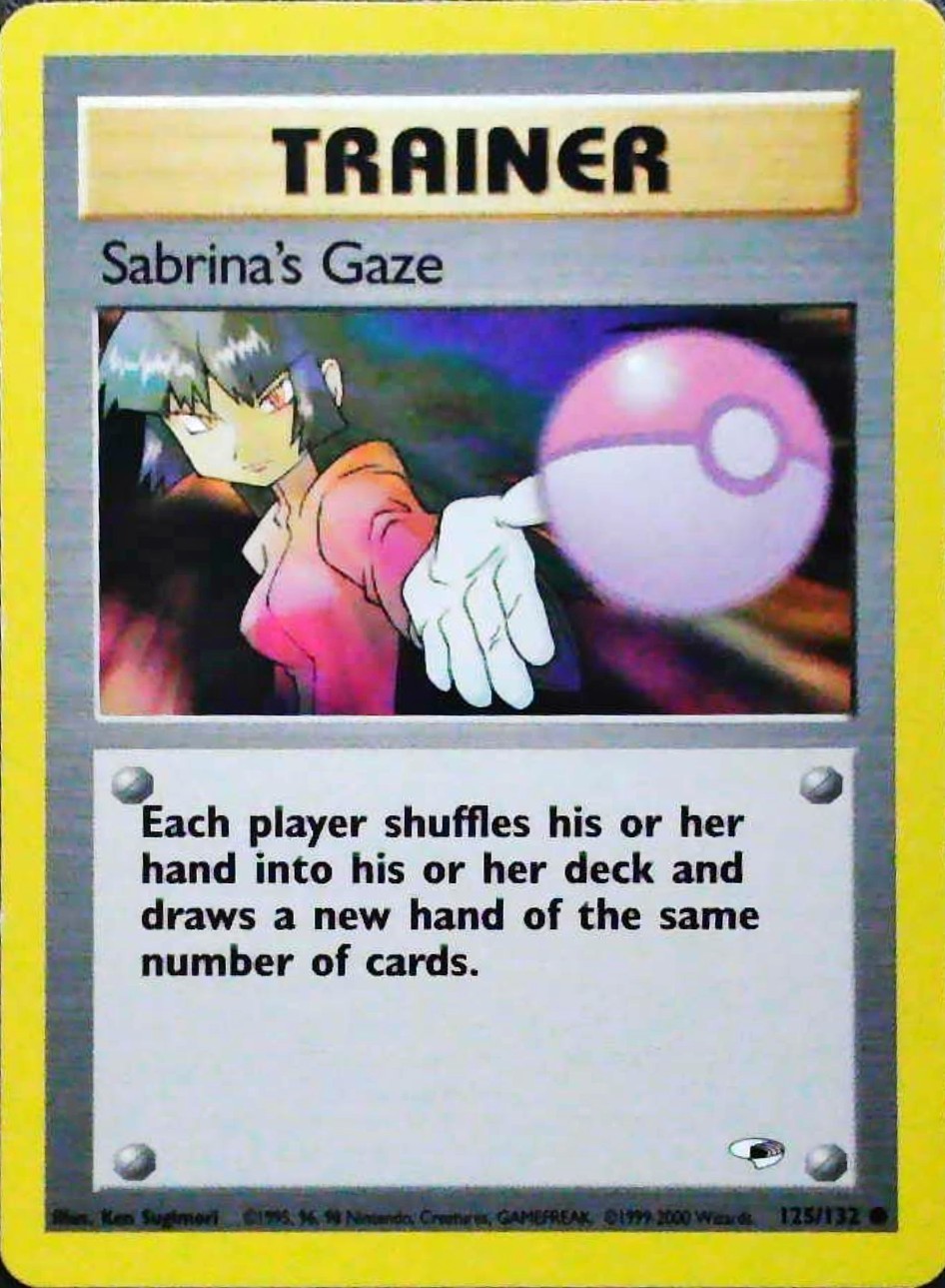 Sabrina's Gaze 125/132 Pokémon Gym Heroes Card