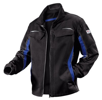 Kübler Pulsschlag Jacke 1324 Schwarz/Kornblumenblau Größe 40 - Neu