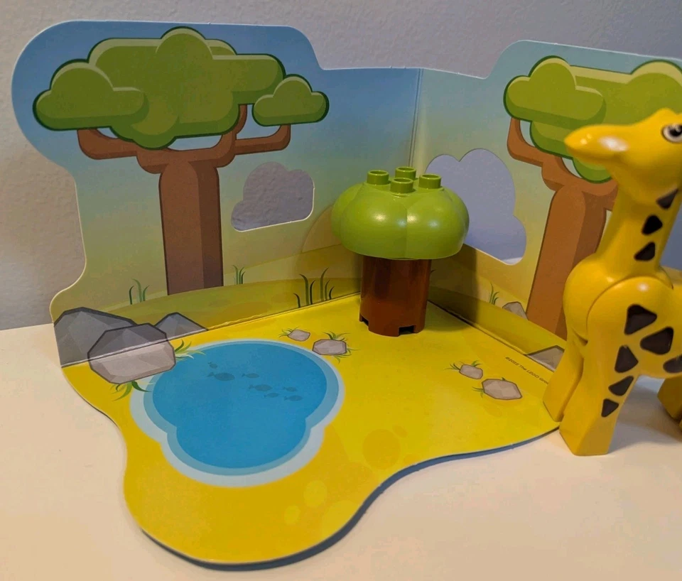 Lego DUPLO: African Watering Hole Giraffe Elephant  - Image 4 of 4