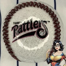 Wisconsin Timber Rattlers See Through Invisible Souvenir Baseball Ball