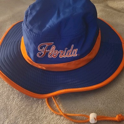Florida Baseball Blue/Orange Bucket Hat w/ Chin Strap, 1,000 Made