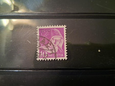 SWITZERLAND #S14a FRANCHISE 1935 STAMP USED (LOT 21) 10 CENTS LIGHT VIOLET