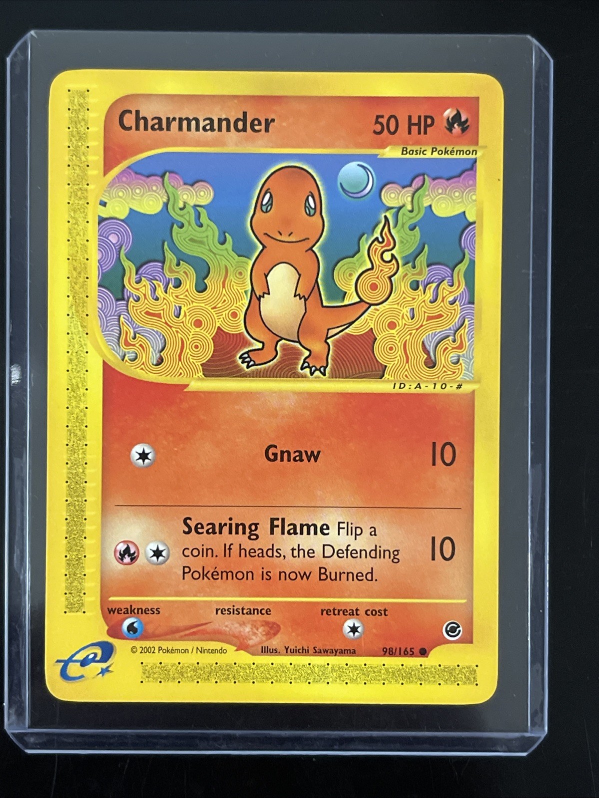 Charmander Pokemon Card 2002 Nintendo 98/165 Rare Great Condition Non Holo