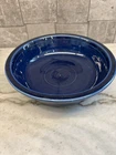 Fiesta ware HLC Dark Blue Medium Soup Cereal Bowl Classic Rim 7”