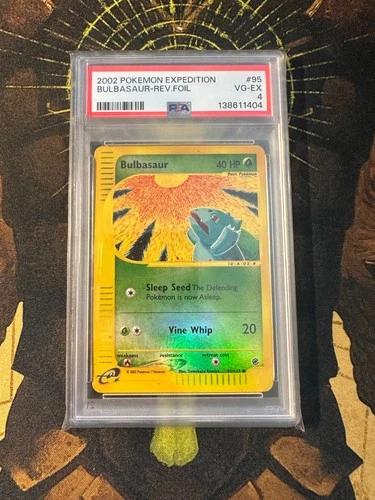 Pokemon Bulbasaur 95/165 Expedition Reverse Holo PSA 4