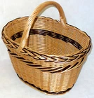 Shopping Basket Car Basket Hamper Wicker New!!!  WIKLER Basketware