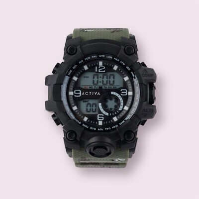 Activa X Invicta Men's Digital Watch - 54.5mm, Green (ACW435-004