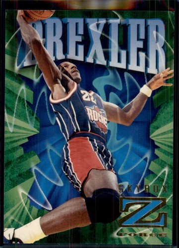 1996-97 Skybox Z-Force Clyde Drexler Houston Rockets #33