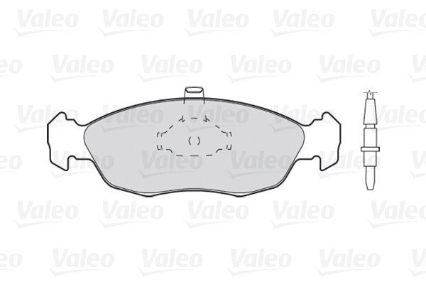 Plaquettes de frein à disque Valeo 301038 pour trajets quotidiens sereins