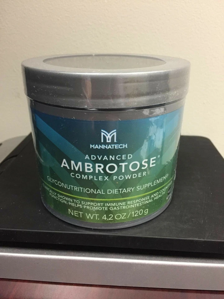 Mannatech Advanced Ambrotose Complex 120 g bote polvo suplemento inmunológico NUEVO Foto 3 de 4