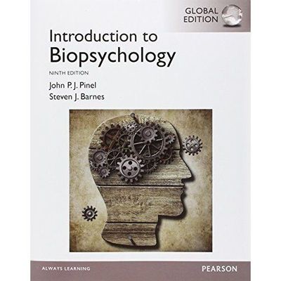 Introduction to Biopsychology, Global Edition by John P.J. Pinel (Paperback,...