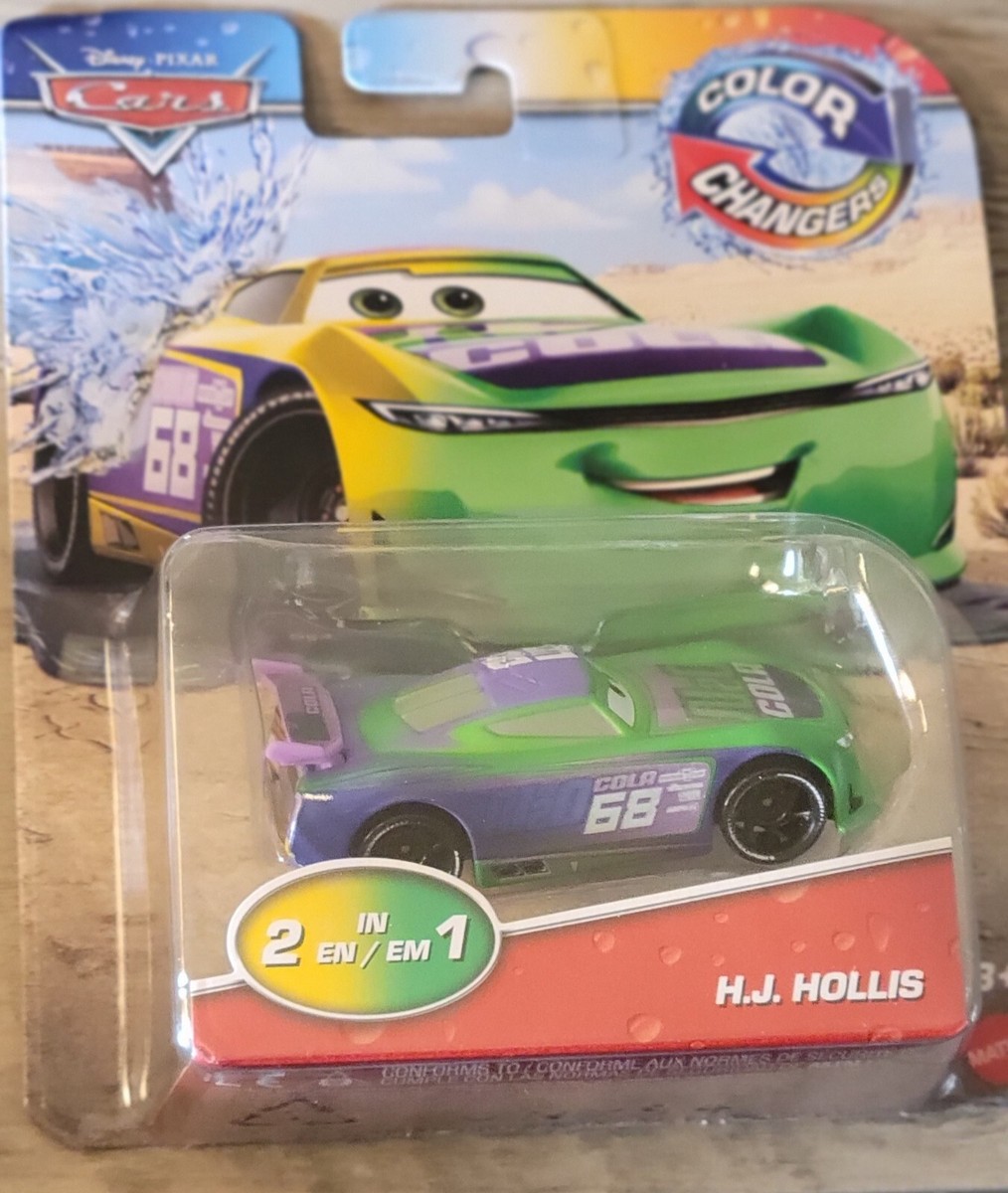 Disney Pixar Cars Color Changers 2 in 1 H.J. Hollis NEW