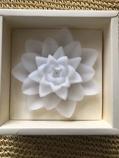 Illuminations Lotus Flower Floater Base With Refill Candle. 2 PC Set Brand New