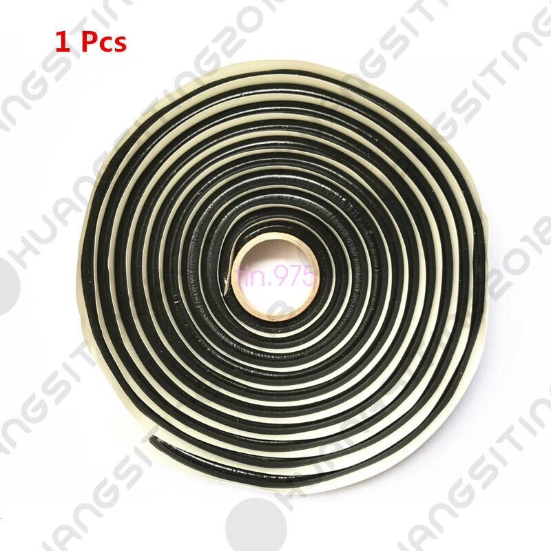 4M Car Windshield Door Trim Sealant Black Butyl Rubber Headlight Reseal Retrofit - Image 2 of 4