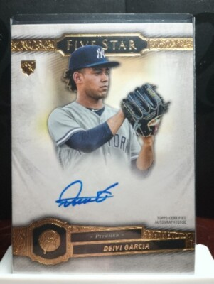 #ad #ad 2021 Five Star Autograph #FSADGQ Deivi Garcia New York Yankees Rookie $6.99