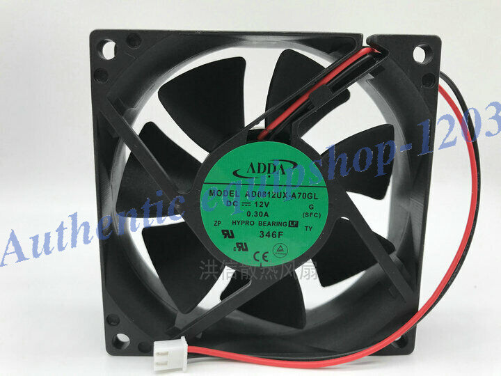 Adda AD0812UX-A70GL 8025 8cm 12V 0.30A Chassis / Power fan