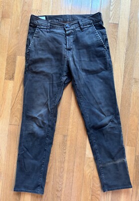 Shockoe Atelier Ellis Camel Cottrell Trouser Olive/Camel Size 33 X 31