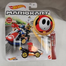 NEW Mattel GRN25 Hot Wheels Mario Kart 1:64 SHY GUY Standard Kart Diecast Car