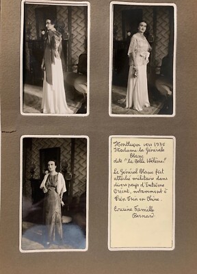 ABNEHMBARE SILBERNE FOTOS FRAU DES WEISSEN GENERALS SAGEN SCHÖNE HELENE 1935