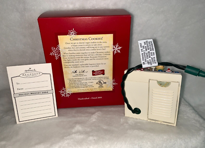New 2004 Hallmark Christmas Cookies Oven Magic Light Fragrance