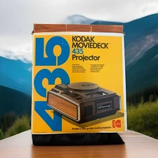 Vintage, Rare, Complete, Kodak Moviedeck 435 Projector 1973, With Original Box!