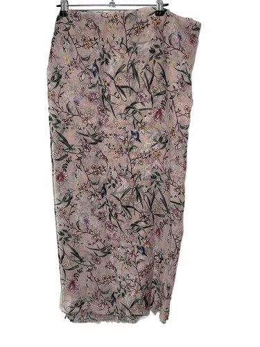 Gregory Ladner New With Tags Bird  & Floral Print 92cm X 184cm