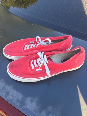 red vans size 12