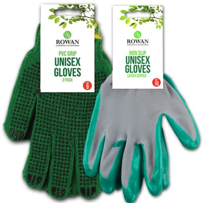 Work Gloves Dotted Coating Easy Grab Safety Protection Construction /& Gardening