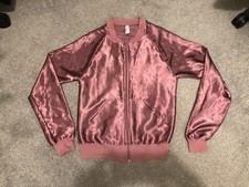 American Apparel Silky Feel Pink “phoenix” Rainbow Pride Jacket - Women’s Xs